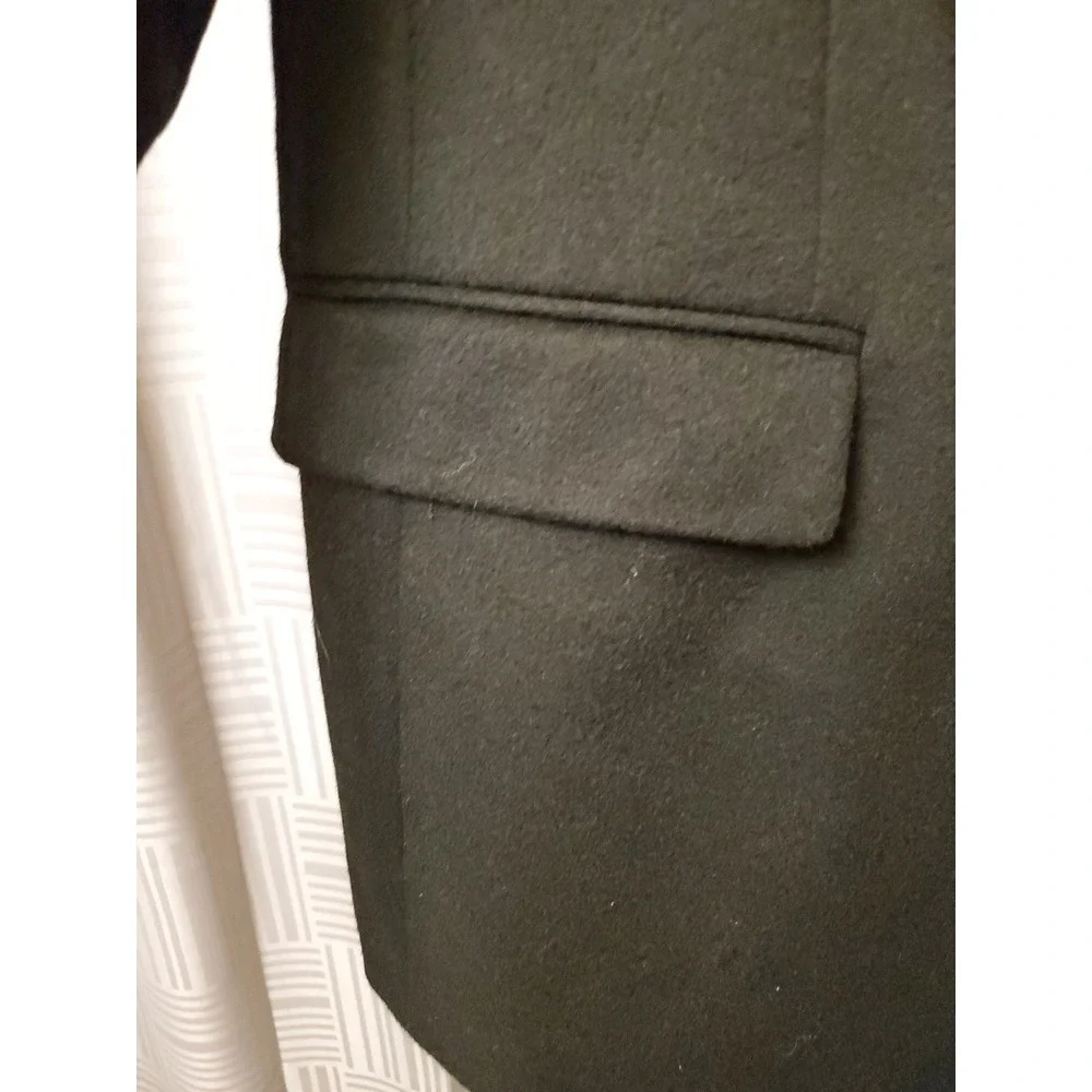 Andrew Fezza Blazer Men's‎ Black 100% Cashmere 3 Button Sz. 42L